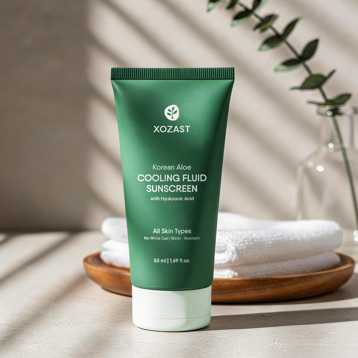 XOZAST® Korean Aloe Cooling Fluid Sunscreen